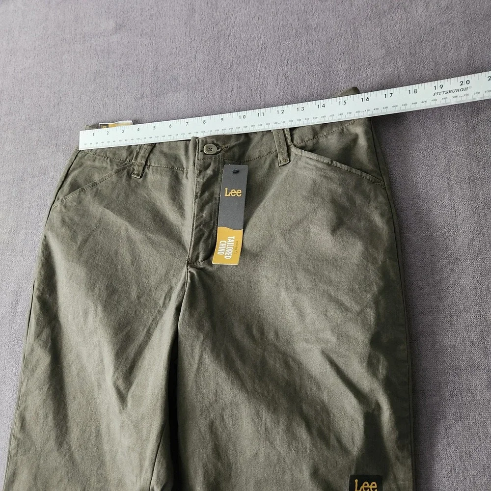 Lee Jeans Women Size 10 Medium Slim Straight‎ Jean Green Pants NWTs